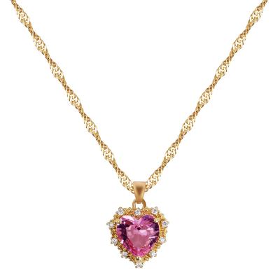 China Vintage Factory Customization Heart Necklace 2021 Pendant Necklace For Women for sale