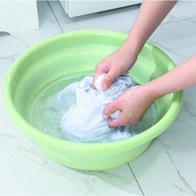 China Plastic Portable Collapsible Folding Washbasin Kids Baby Basin Sustainable Folding Foldable Basin for sale