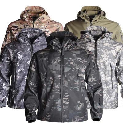 China HAN Jackets Shark Skin Soft Tactical Jacket Fleece Field WILD Rise Military Jacket XS-5XL for sale