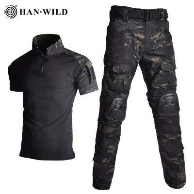 China HAN Anti-Static WILD Tactical Uniform Unisex Anti-Static Waterproof Clothing Camouflage Military Uniform for Army for sale