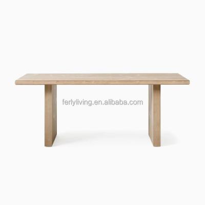 China Convertible Modern American Dining Furniture Custom Simple Design Wooden Restaurant Furniture Dining Room Table for sale