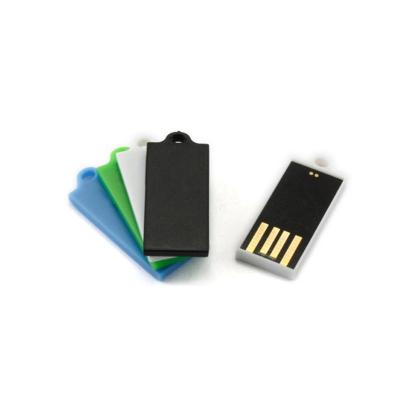 China Super Slim Plastic Mini USB Flash Memory, Waterproof Chip Slim USB Flash Drive for sale