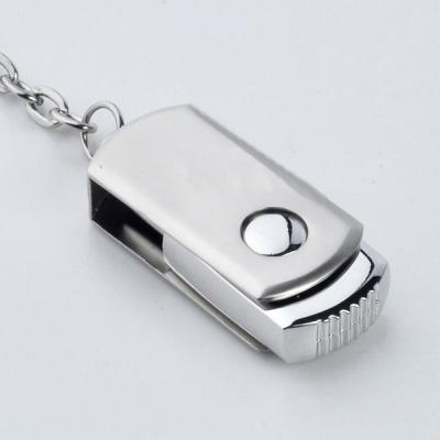 China Laser Logo Rotating Metal USB Flash Drives, 8GB 16GB Twister Metal Memory for sale