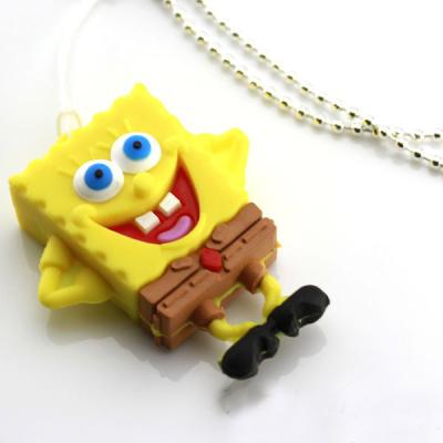 China American Cartoon USB Flash Drive SpongeBob, 16GB Child Gifts USB Stick for sale