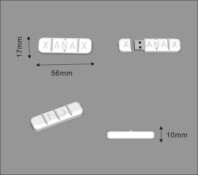 China Pill Shape Customized USB Flash Drive, 1GB 2GB 4GB Pharmacy Promotion USB Stick for sale