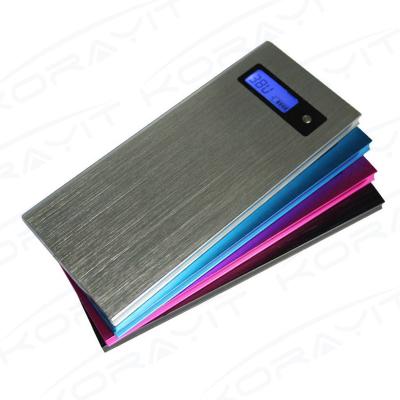 China 8000mAh Aluminum Rechargeable Power Bank with LED Display, Promotional Gifts for sale