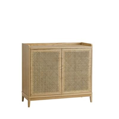 China Rattan Adjustable Modern Home Cabinet Design Oak Wood Legs(Height) for sale