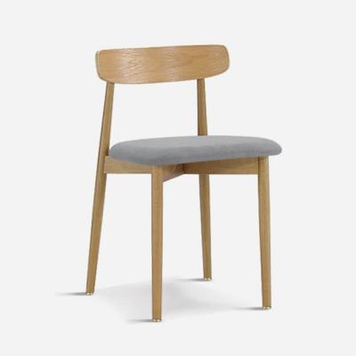 China (Height) adjustable wooden chair with fabric and oak for sale