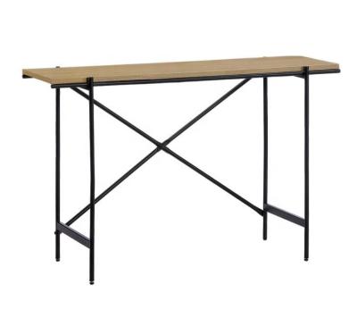 China (Size)Adjustable Modern Home Furniture Metal And Wood Console Table for sale