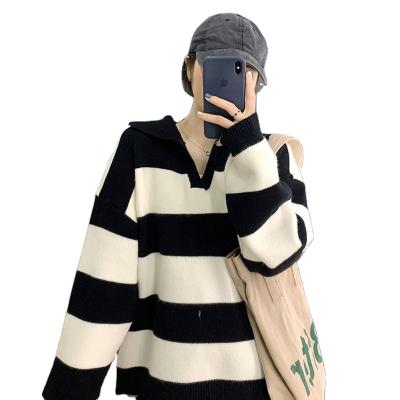 China Anti-Shrink The new Dongdaemun loose loose wind round neck pullers keep warm	 women's sweaters for sale