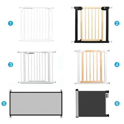 China DRAWER Child Protection Safety Stairs Gate Baby Pet Safety Gate Fence For Kids Door Safe Gate for sale