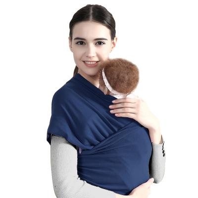 China Carying Infant Baby Carrier Cotton Sling Wrap Safe Organic Cotton Ergonomic Sling Carrier for Infants for sale