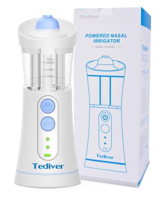 China ABS Plastic Electric Jet Nasal Seal for Child and Adult, Rechargeable Nasal Irrigator with Sewage Auto-recyling Function for sale