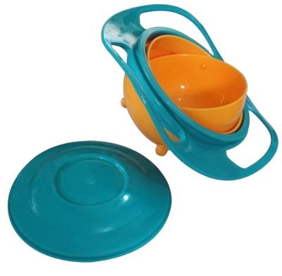 China magicUniversal Baby Products 360 Degree American Style Non Spill Bowl Feeding Supplies Training Rotate Baby Puddle Proof Gyro Bowl for sale