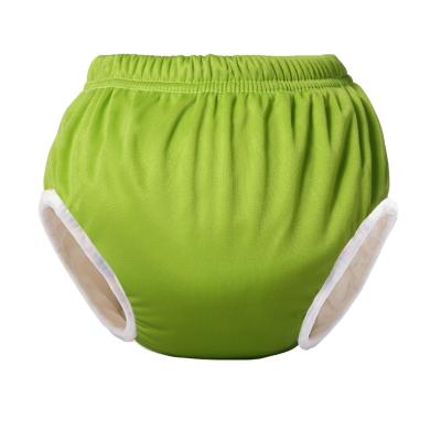 China Baby Cotton Plain Weave Training Pants Reusable Cloth Diaper Infants Aio Toddler Washable Baby Potty Training Pants for sale