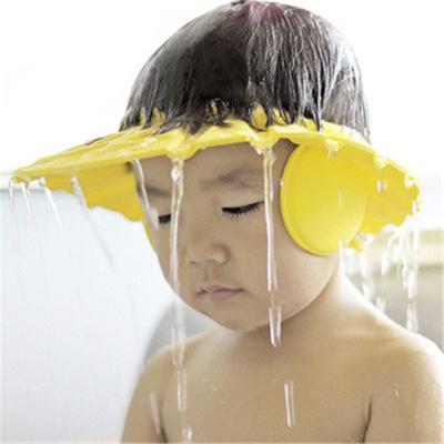 China Adjustable Baby Shampoo Cover Baby Shower Hats Shower Caps Baby Bath Products Shampoo Cover Splash Guard Eye Shield Cover for sale