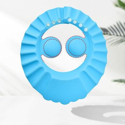 China Wholesale Kids Creative Baby Shower Hearing Protection Baby Shampoo Cover Adjustable Soft Shower Hat for sale