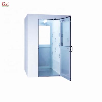 China Hotels Clean Room Stainless Steel Air Shower Cleanroom Pharmaceutical Cargo Air Shower for sale