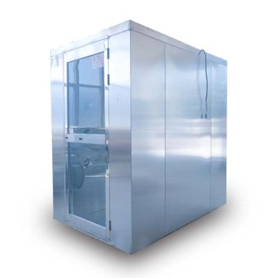 China High Quality Hotels Metal Clean Room Electronic Interlock Air Shower For Lab for sale