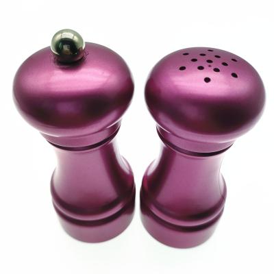 China CLASSIC High Quality Mini Pepper Grinder Manual Grinder Set Plastic Bottle Salt and Pepper Grinder Set for sale