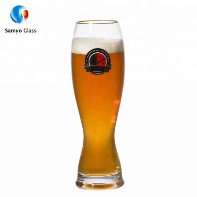 China BRIEF Craft Beer Glass Mug Crystal Clear Beer Steins Glass Tasting Beer Glass for sale