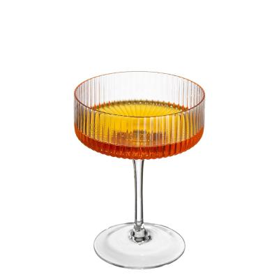 China Custom Clear Unique Shaped Cocktail Glass Martini Mixing Glass Optical Martini Glass Cocktail Martini Mixing Glass for sale