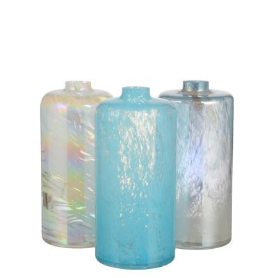 China China Factory Glass Vases Various Color Handmade Wholesale Glass Cylinder Flower Vases For Home Decor for sale