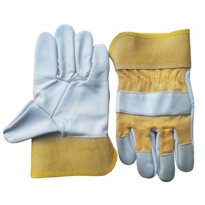 China Rig High Performance Safety Split Furniture Leather Gloves Working Gloves For Heavy Duty Work for sale