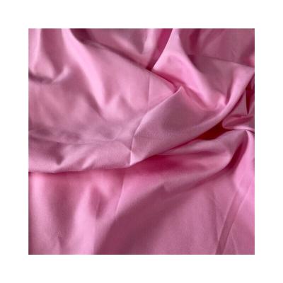 China Fire Retardant 75gsm Solid Dyed 100% Polyester Fabric For Roll Sheet Bedding Set for sale