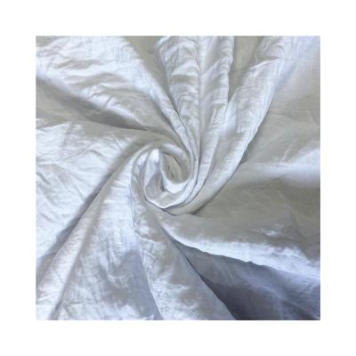 China Solid dyed anti-static polyester material with wash cotton effect for bedding set and textiles fabric for sale