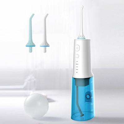 China Outdoor Electric Teeth Washing Machine Wireless Portable Oral Irrigator 300ml Water Flosser for sale