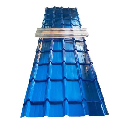 China ASTM/AISI/SGCC/CGCC/TDC51DZM/TDC52DTS350GD/TS550GD/DX51D/Z Q195-Q345 Corrugated Metal Roofing Sheet Color Painted Roof Tiles Ridge Glazed Tile Panel for sale