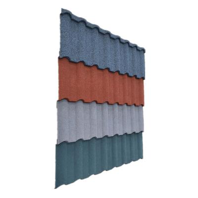 China Interlocking Stone Coated Metal Roof Tile China Building Construction Roofing Material Sheet Roofing Tile Price for sale