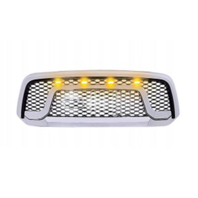 China Silver Color Chrome Front Grille For Dodge Ram Of ABS Meteor Spoiler Grill 2013-2018 for sale