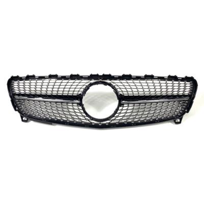 China Manufacturer 2016-2018 of Diamond Style Decoraion Car Front Diamond Grill Chrome Absgrill Auto Front Grille for sale