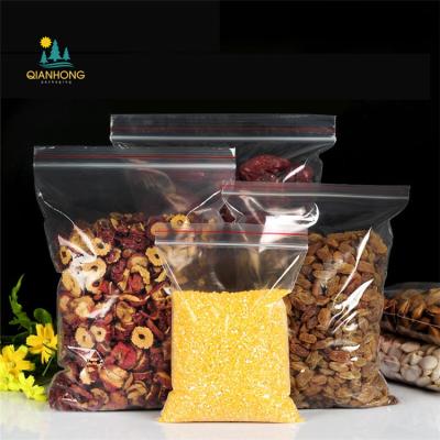 China Factory price PE bag clear resealable seal bag aseptic custom printed food grade plastic packaging ziplock bag for sale