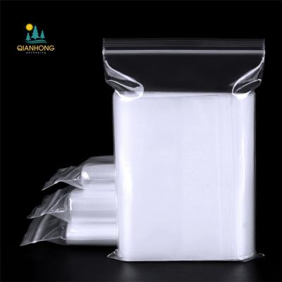 China PE Aseptic Wholesale Self-Seal Transparent Resealable Small Freezer Bag Washable Disposable Food Packing Ziplock Bag for sale