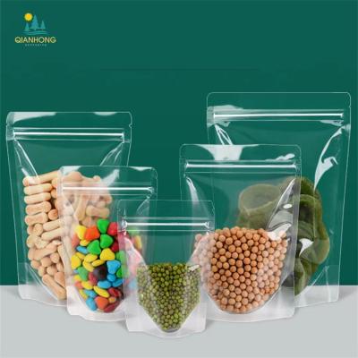 China Heat Seal Recyclable Ziplock Pouch Plastic Food Storage Pouch Holder Up Packaging Bag for sale