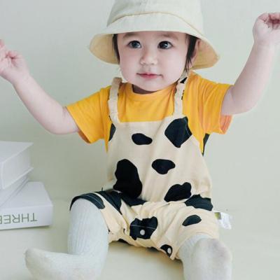 China Anti-Shrink Clothes Summer Fart Wrap Newborn Clothes for sale