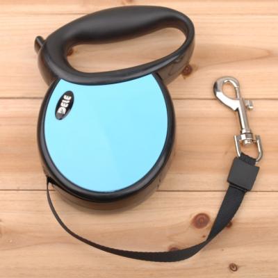 China New Sustainable Pet Supplies Retractable Dog Leash With Reflective Belt for sale