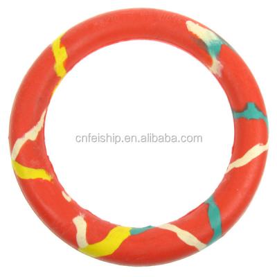 China Customized Viable Size And Color Rubber Dog Ring Dog Toy for sale