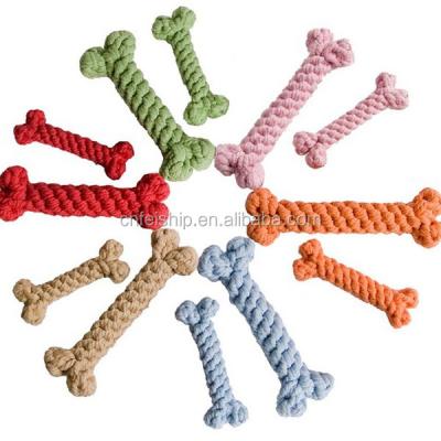 China Viable Wholesale Bone Shape Rope Dog Toy for sale