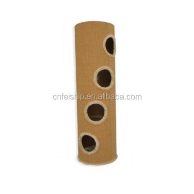 China Viable Cat Hide and Seek Indoor Cat Housing with Toys for sale