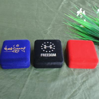 China Custom Recyclable Sonier-Pins Velvet Coin Display Box With Promotion Gifts Boxes For Medals for sale