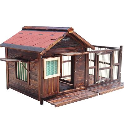 China Breathable The World's Best-Selling Middle And Great All-Season Rainproof Solid Wood Kennel for sale