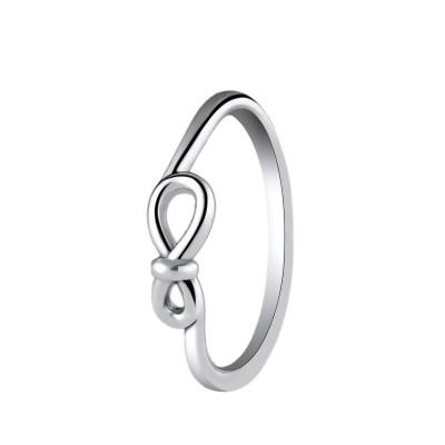 China Romantic Original Moments Infinity Knot Classic Ring For Women 925 Sterling Silver Wedding Gift Fashion Jewelry for sale