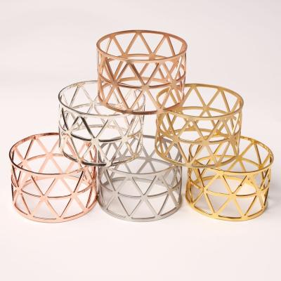 China Decorative Napkin Ring Buckle Napkin Holder Gold Holiday Dinner Ring Wholesale Wedding Party Christmas Modern Table Napkin for sale