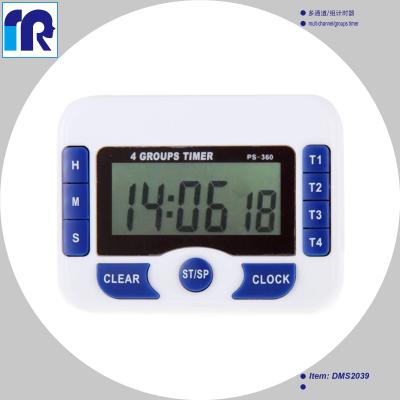 China Minimalist four group count down timer timer / channel timer / 4 channels for sale