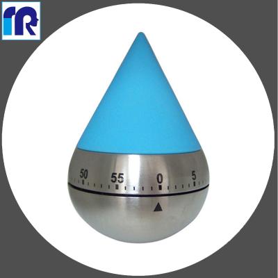 China Durable Metal Mechanical Water Timer Twist Type Drop / Mechanical Kitchen Timer for sale