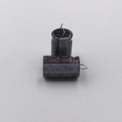 China Aluminum Electrolytic Capacitors ELNA 100V100UF 12.5X20mm RA2-100V101I5#8-SI RoHS Size Voltage Through Hole for sale